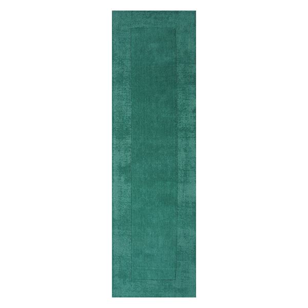 Handloom Plain Runner - Green